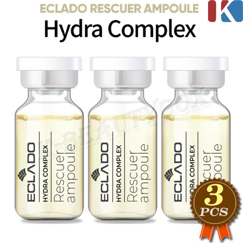 ECLADO Rescuer Ampoule Hydra Complex 3.5ml Hyaluronic Acids Ampoule K-Beauty
