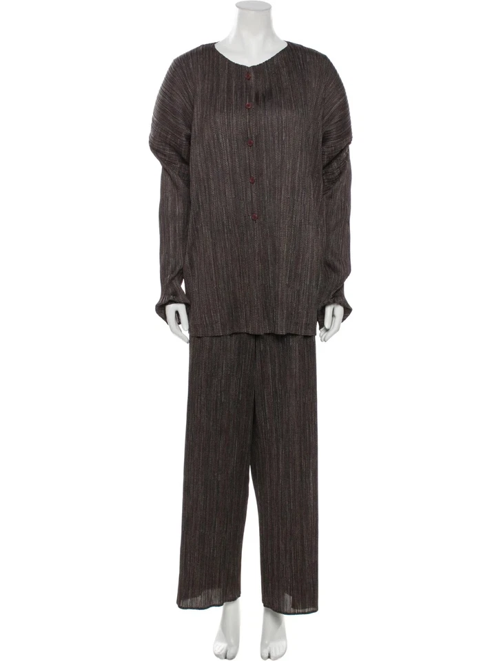 PLEATS PLEASE ISSEY MIYAKE Vintage 1996 Pant Set Size: XS Berg