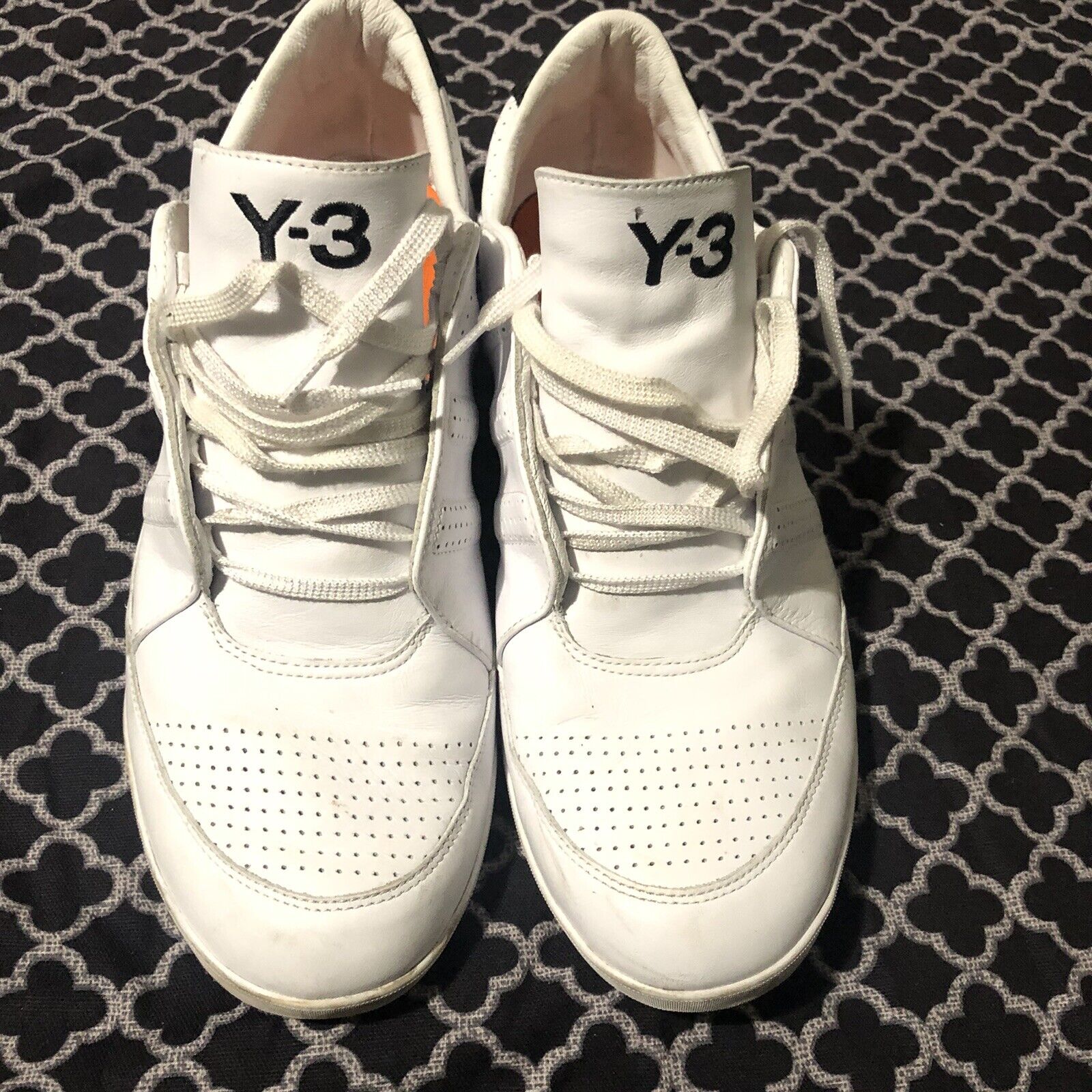 Y-3 YOHJI YAMAMOTO YOHJI Canvas SIGNATURE LOGO SNEAKERS White Sz 12.5 | eBay