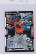 2023 Elite Extra Edition Prime Numbers Signatures Cole Foster 197/200 #36 Giants