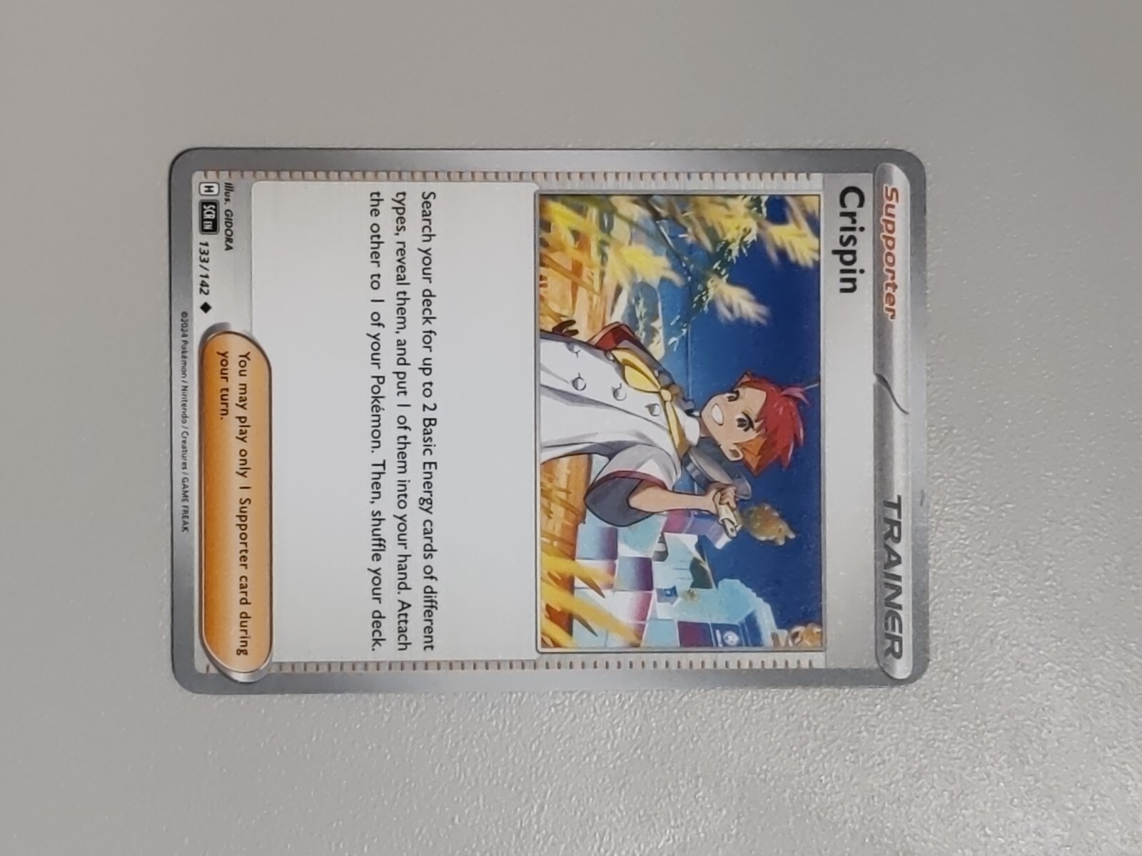 Crispin 133/142 Uncommon Trainer Stellar Crown Pokemon - Pack Fresh Near Mint NM