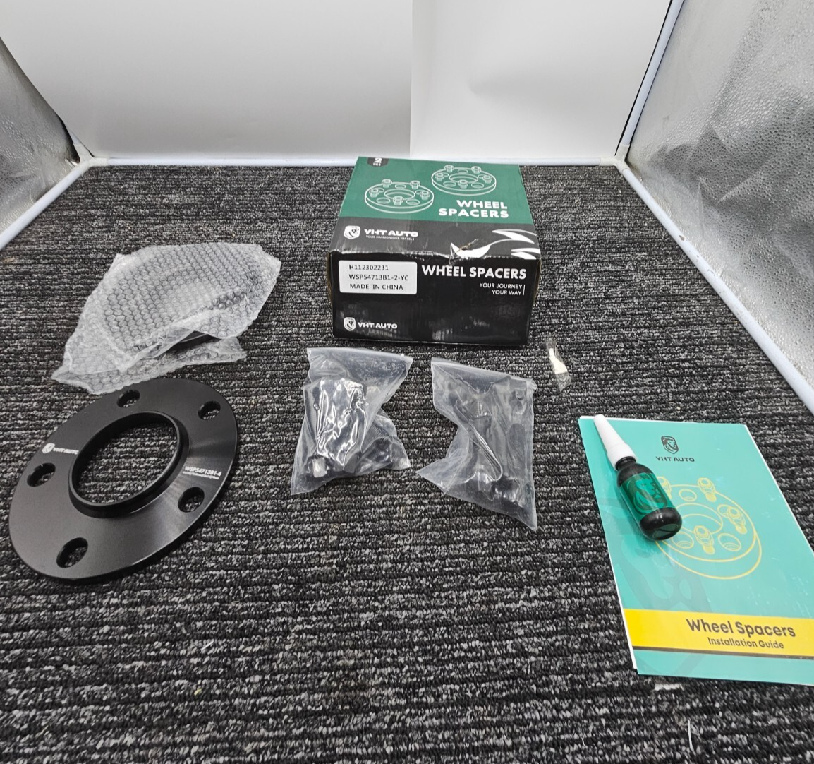 QTY 2) YHT Auto WSP54713B1-2-YC Wheel Spacer Heavy Duty Durable