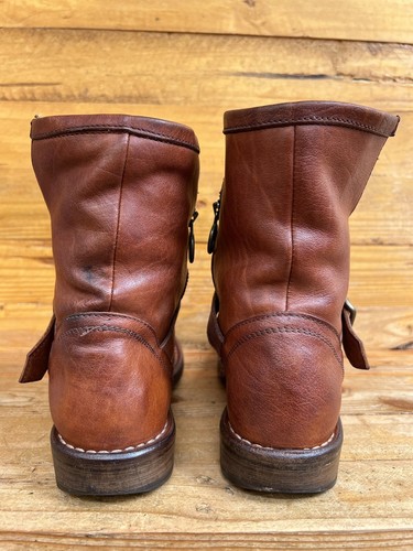 Fiorentini + Baker Eli Eternity Brown Leather Ankle Boots Size 37 US 7 - Picture 8 of 17