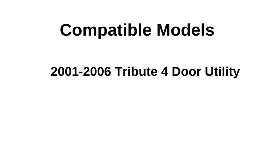 Fits 2001-2006 Mazda Tribute Rear Window Back Glass Heated Tinted  - Изображение 3 из 4