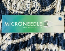 NEW Beauty ORA Microneedle Face Roller System 0.25mm AQUA/WHITE