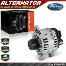 New Alternator for Hyundai Veloster Kia Forte Koup Soul Rio 110A 12V CW 6-Groove