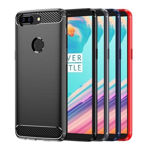For OnePlus 6 6T 6tMC 1+5 1+5T 1Plus5t Soft Fiber Brushed Rubber case cover - Picture 6 of 18