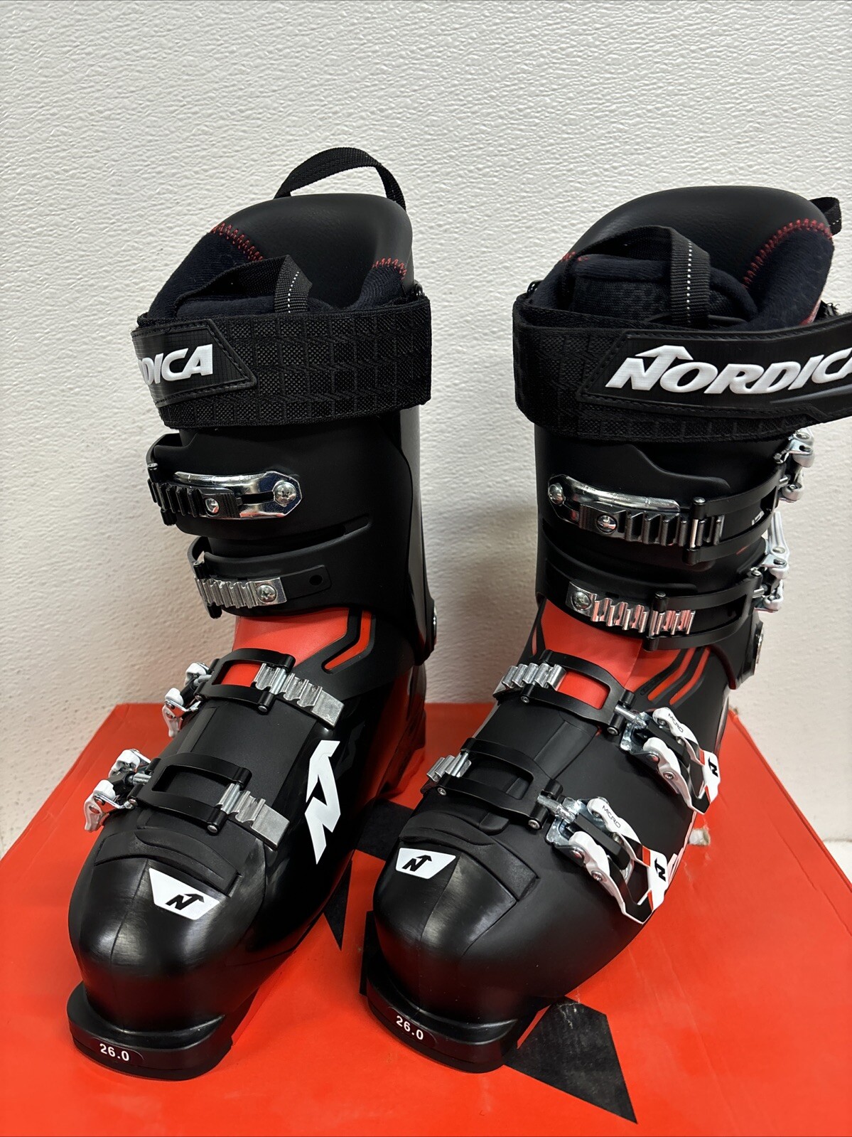 SALOMON NORDICA Stivali da sci uomo Cruise 120 neri antracite rossi mp 26 26.5 #2t5