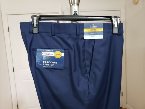 Stafford Classic Fit Travel Easy Care Stretch Dress Pants Choose Color & Size. - Picture 17 of 18