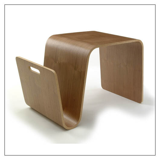 Offi Mag Table in Walnut, Birch, White, Red or Black HPL (OPEN BOX