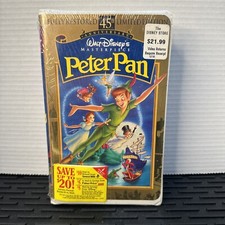 Walt Disney Peter Pan VHS 1998 45th Anniversa...