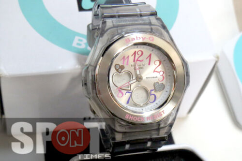 Casio Baby-G World Time Digital Analog Translucent Ladies Watch 