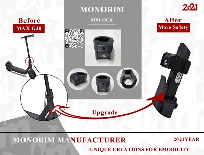 Monorim Genuine Mx-Lock for Ninebot G30 Max Electric scooter UK