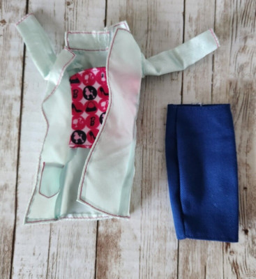 Barbie ''I Can Be'' Kitty Care Vet Replacement Jacket/Shirt Combo Pants Doll Size 