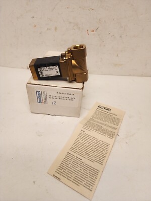New Burkert 0280 B 1/2 FPM 120v Brass Solenoid Valve 230 PSI free shipping