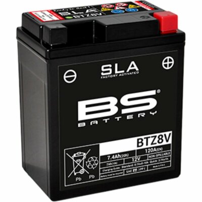 Batería de moto BS Battery BS Battery SLA BTZ8V