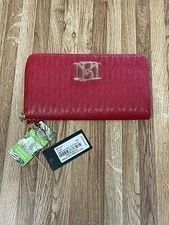 Badgley Mischkal Quilted Zip Around Wallet 7.5" Brand New with Tags