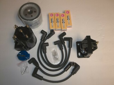 MERCRUISER 3.0L TUNE UP KIT OIL FILTER IGNITION COIL WIRES CAP ROTOR SPARK PLUGS