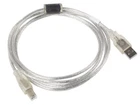 Shielded USB Cable With Ferrite Core For Sensitive Scanner USB 2.0 USB-A Cable