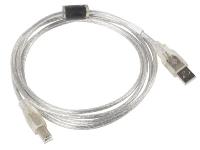 Shielded USB Cable With Ferrite Core For Sensitive Scanner USB 2.0 USB-A Cable