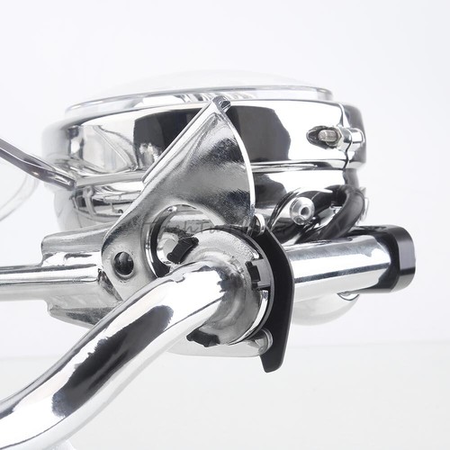 Windshield Windscreen w/Bracket & Chrome Auxiliary Lights Kit For BMW R18 20-24 - Imagen 23 de 24