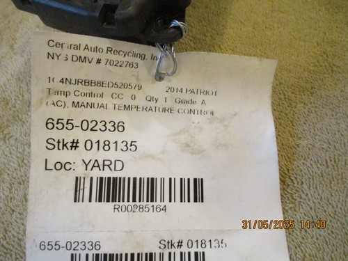 2011-2017 JEEP PATRIOT COMPASS FACTORY OEM CLIMATE CONTROL # P5511278AE TESTED - Picture 11 of 13