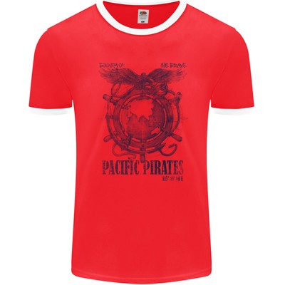 Pacific Piraten Segeln Matrose Boot Herren Ringer Fotl