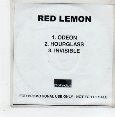 (GD590) Red Lemon, Odeon / Hourglass / Invisible - DJ CD