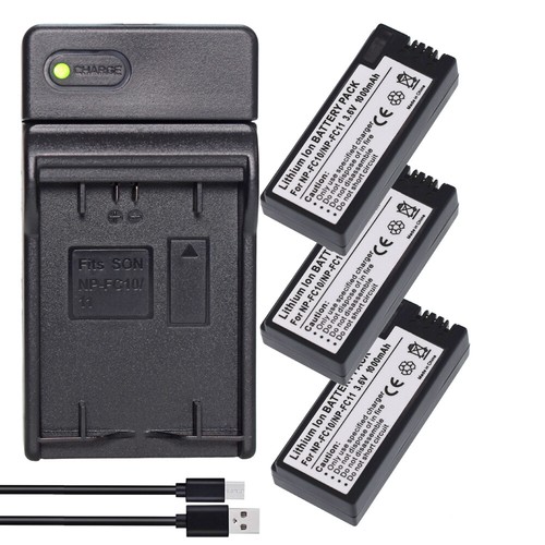 NP-FC11 FC10 Battery or charger for Sony Cyber-shot DSC-P8 DSC-P8L DSC-P9 DSC-V1 - Picture 45 of 52