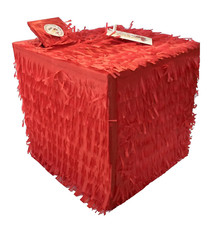 Red Cube Pinata Great to design your own Pinata