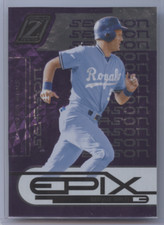 GEORGE BRETT 2005 DONRUSS ZENITH PURPLE EPIX /150 ROYALS