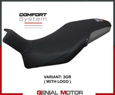 Nus comfort system saddle covering grey GR + T.I.SUZUKI KATANA LOGO 2019>2023
