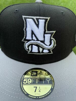 SIZE 7 NEW HAMPSHIRE FISHER CATS NEW ERA AUTHENTIC 59FIFTY FITTED