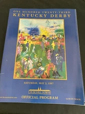123rd KENTUCKY DERBY MAY 3, 1997 Official Program - Silver Charm a-sh