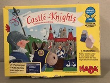 Castle Knights HABA Cooperative Construction Board Game, Near Complete