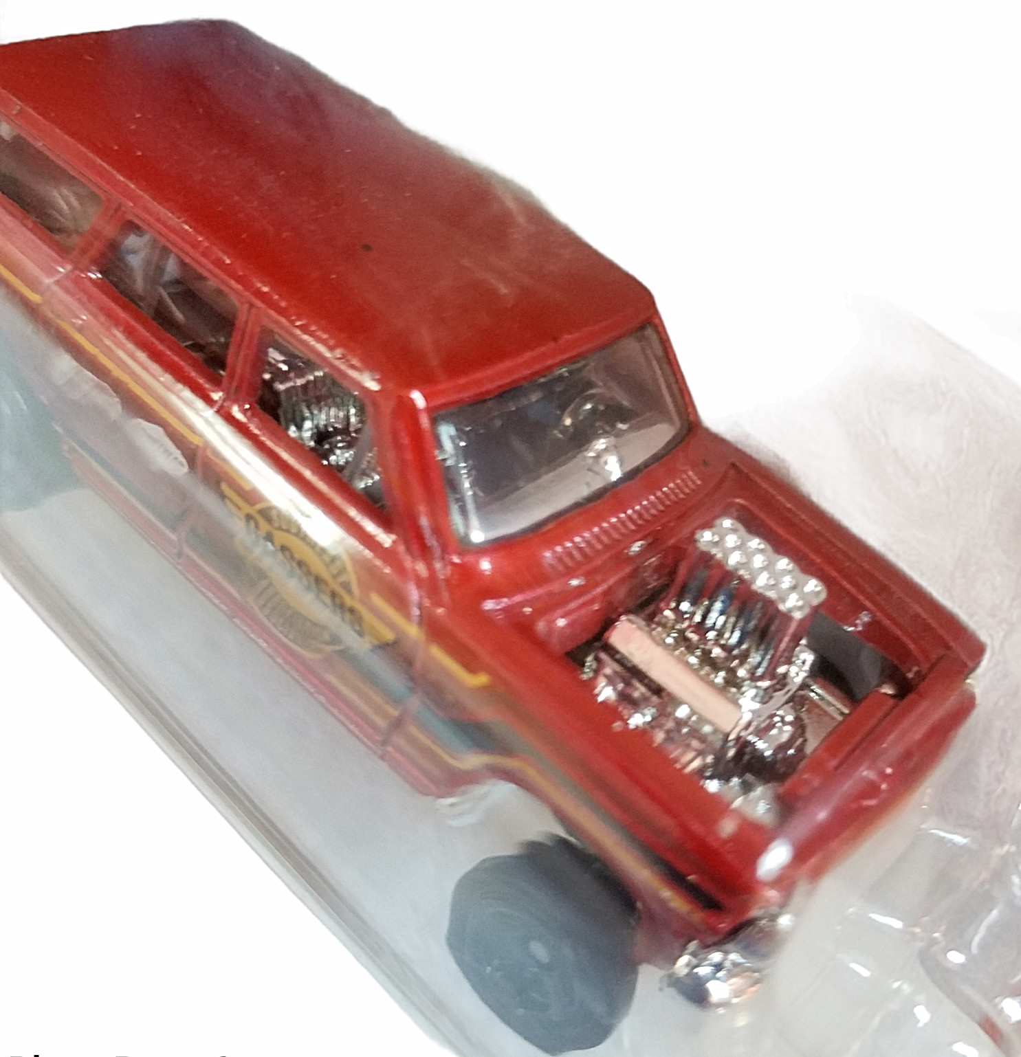 Hot Wheels 2021 Muscle Mania 2/10 64 NOVA WAGON GASSER Red Race Car Toy 174/250