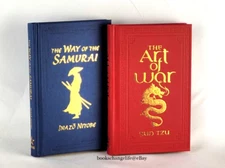 THE ART OF WAR & WAY OF THE SAMURAI by Sun Tzu Inazo Nitobe Deluxe Book Set NEW