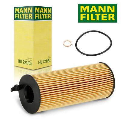 MANN FILTER HU721/5X ÖLFILTER FÜR BMW 1ER E81 3ER E90 5ER E60 7ER X1 X3 X5 X6