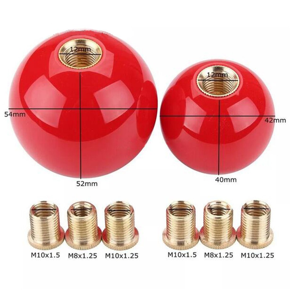Red 6 Speed and 4 Speed Gear Shift Knob For Manual Jeep Wrangler YJ TJ