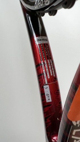 Nuovo vecchio stock 1999 Babolat Pure Control MP 4 5/8 Swirly - Foto 5 di 17