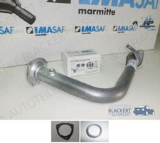 IMASAF Auspuff Hosenrohr + Dichtungen für Peugeot 206 (2A/C) 1.4i/1.6i 55/65KW