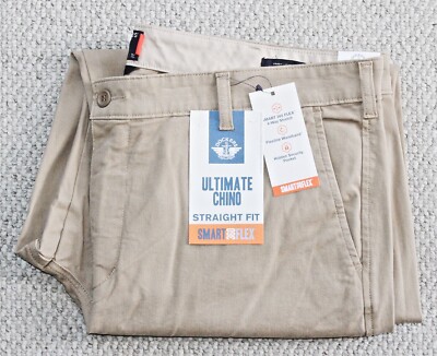 Men's DOCKERS Straight Fit ULTIMATE CHINO Pants • 40x30 • NEW BRITISH KHAKI 