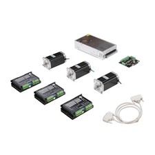 Free Ship to US 3Axis Nema 23 Stepper Motor 425oz-in Driver CNC Router