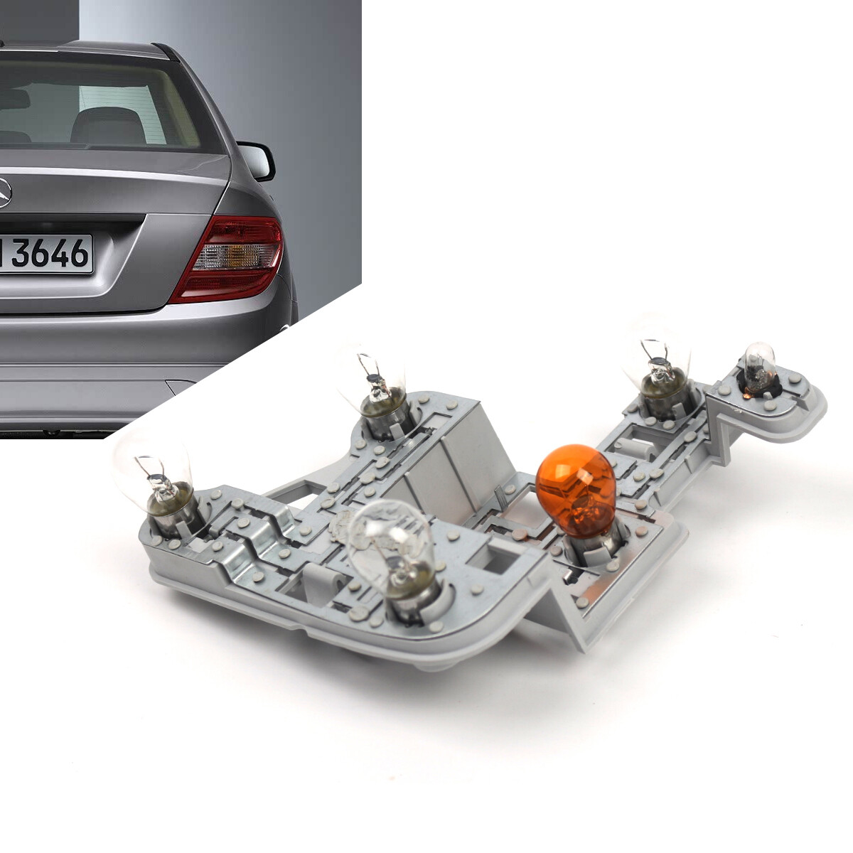 FOR MERCEDES-BENZ C CLASS W204 Right Rear Tail Light Bulb Carrier