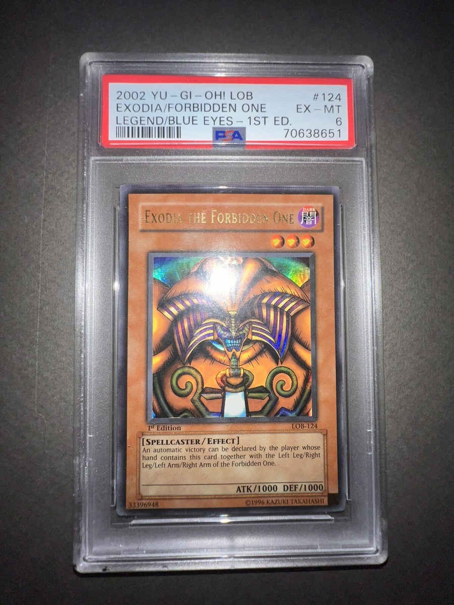 遊戯王カード 封印されしエクゾディア LOB-124 1st Edition Amazon.co.jp: 遊戯王カード 英語版 EXODIA THE FORBIDDEN ONE 封印