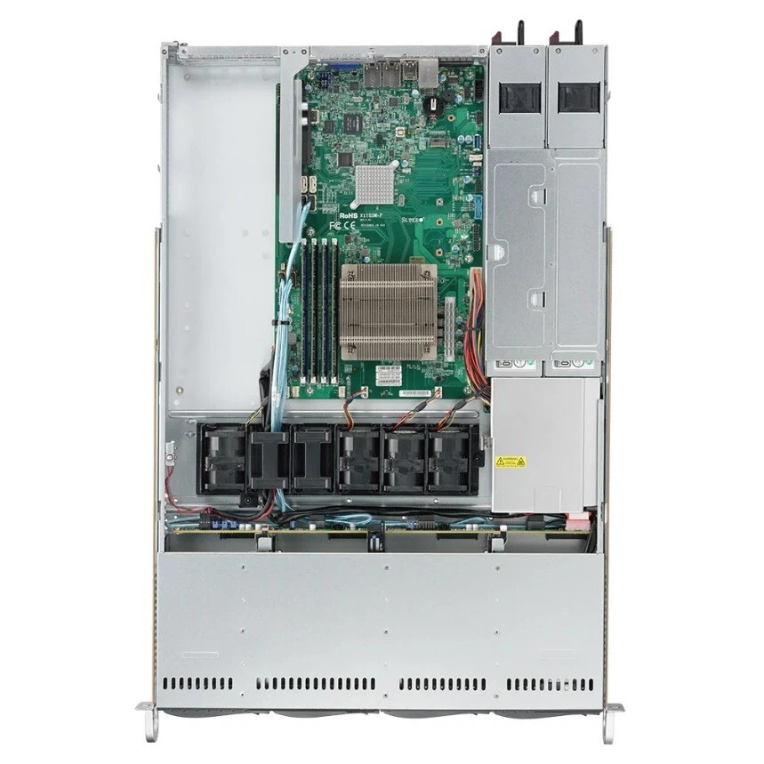 Supermicro 1U Server PFSENSE X11SSW-4TF Xeon 3.5Ghz V6 32G RAM 4x 10GBE M.2 NVME - Image 2 of 4