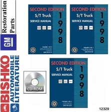 1998 Chevrolet GMC S-10 S-15 Truck Shop Service Repair Manual CD Engine