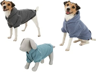 Trixie BE NORDIC Hunde Hoodie Pullover Mantel Flensburg blau / grau / petrol