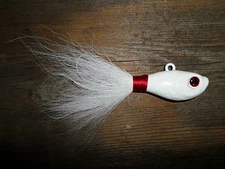 5 PACK 10 oz TEN OUNCE Ultra Minnow Bucktail Jigs  + SPRO SWIVEL T&A JIGS