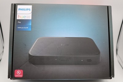 Philips Hue Play HDMI Sync Box 8K Smart Lighting Sync Hub Black - Sync Box Only